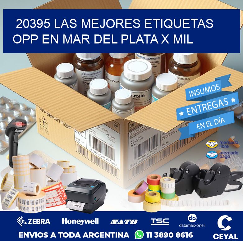 20395 LAS MEJORES ETIQUETAS OPP EN MAR DEL PLATA X MIL