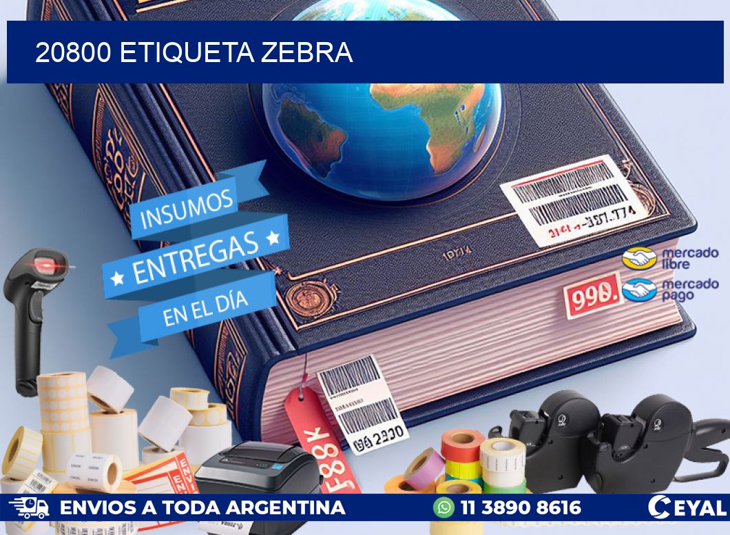 20800 etiqueta zebra