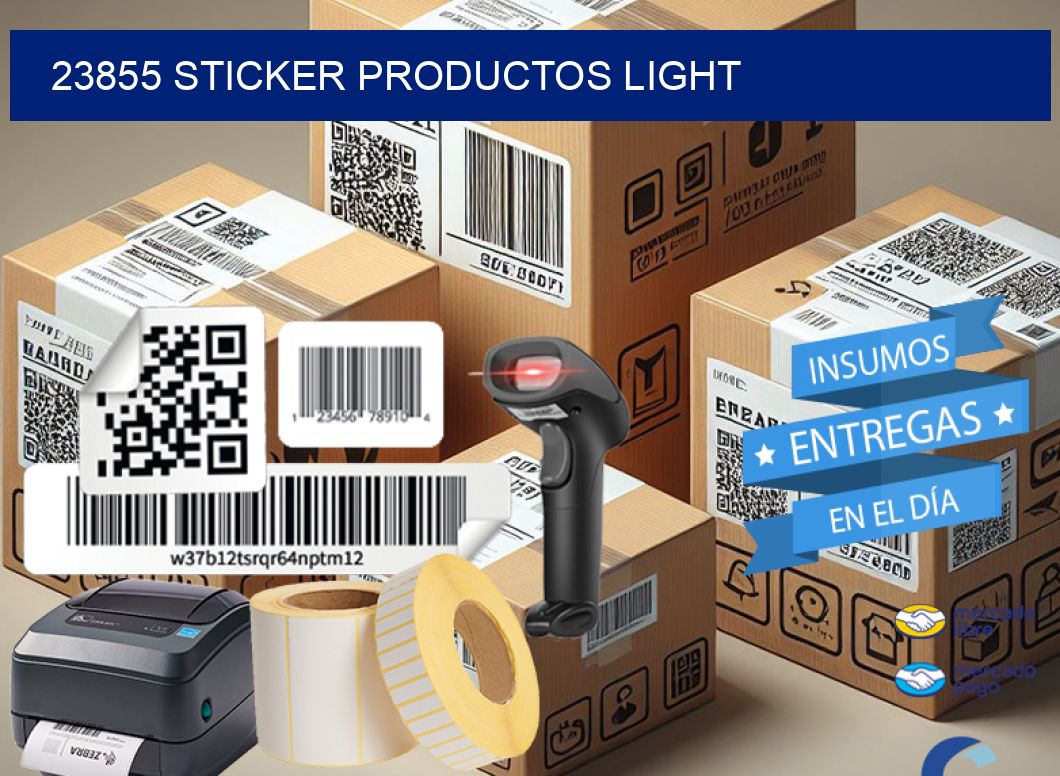 23855 STICKER PRODUCTOS LIGHT