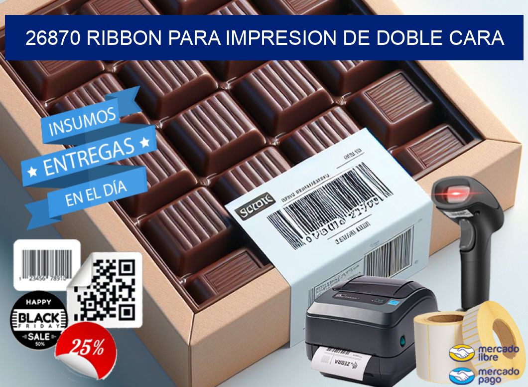 26870 RIBBON PARA IMPRESION DE DOBLE CARA
