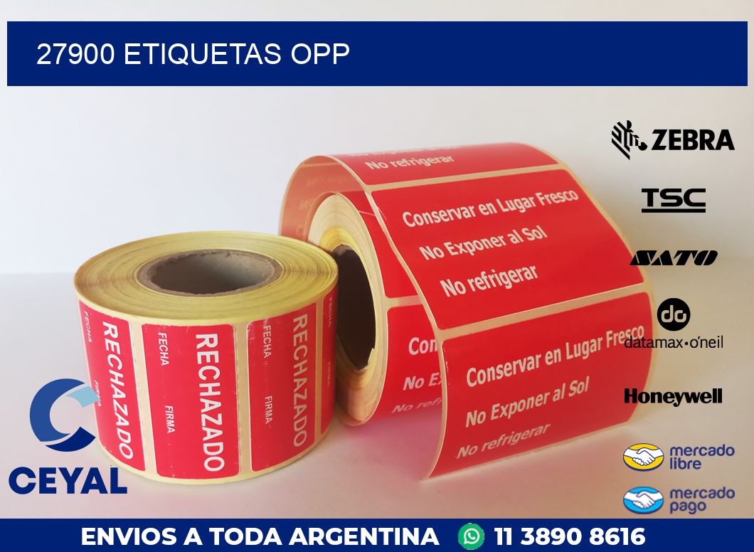 27900 ETIQUETAS OPP