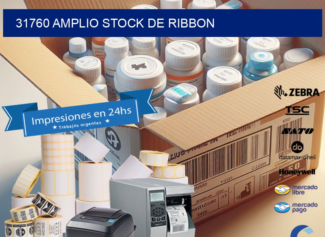 31760 AMPLIO STOCK DE RIBBON
