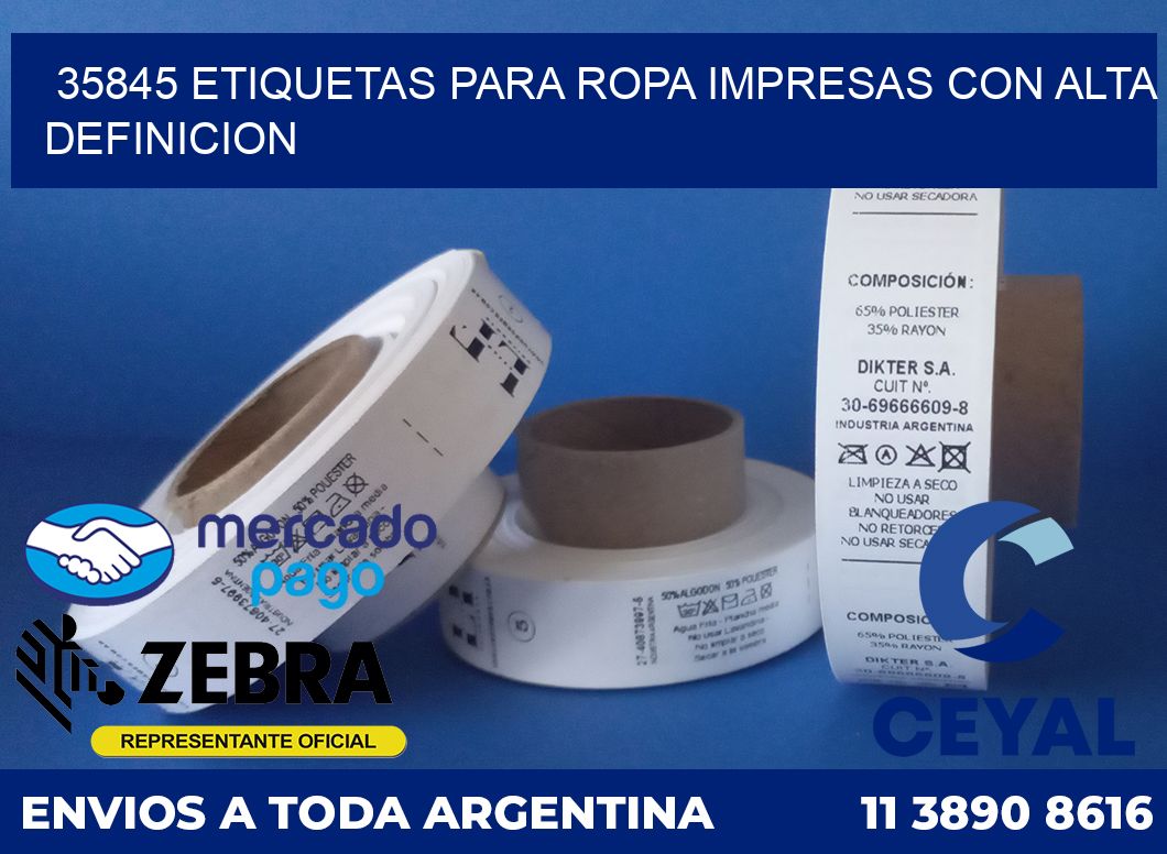 35845 ETIQUETAS PARA ROPA IMPRESAS CON ALTA DEFINICION
