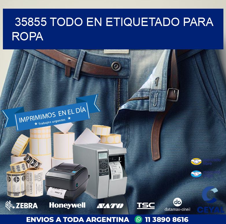 35855 TODO EN ETIQUETADO PARA ROPA