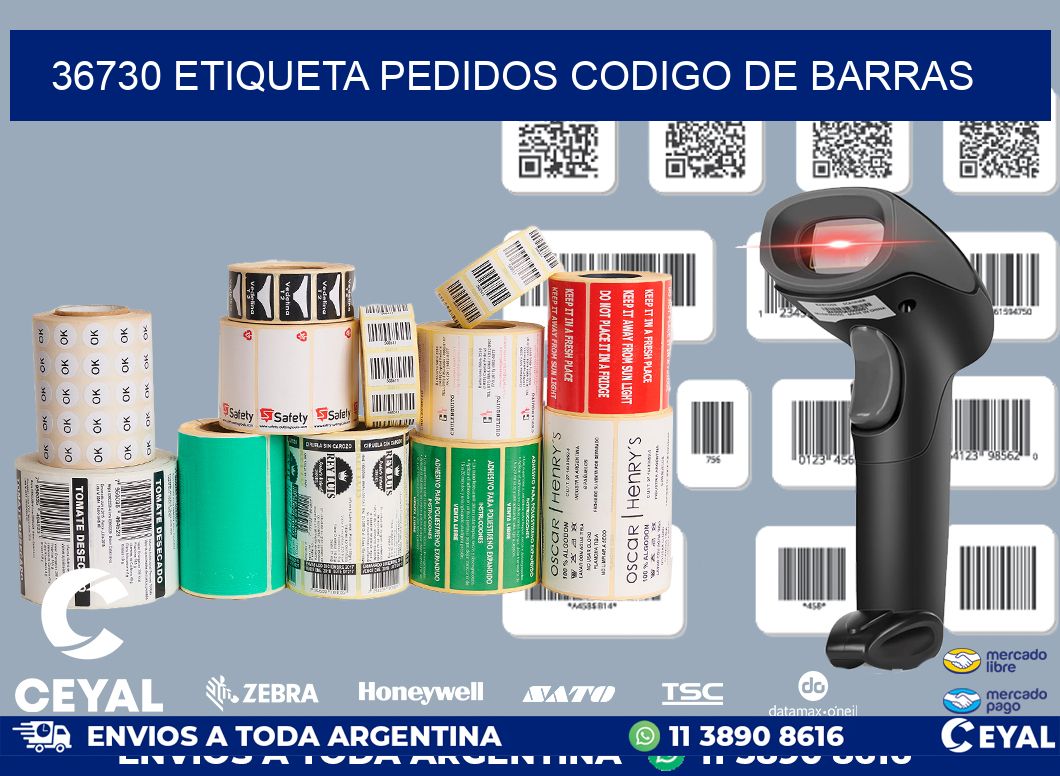 36730 etiqueta pedidos codigo de barras