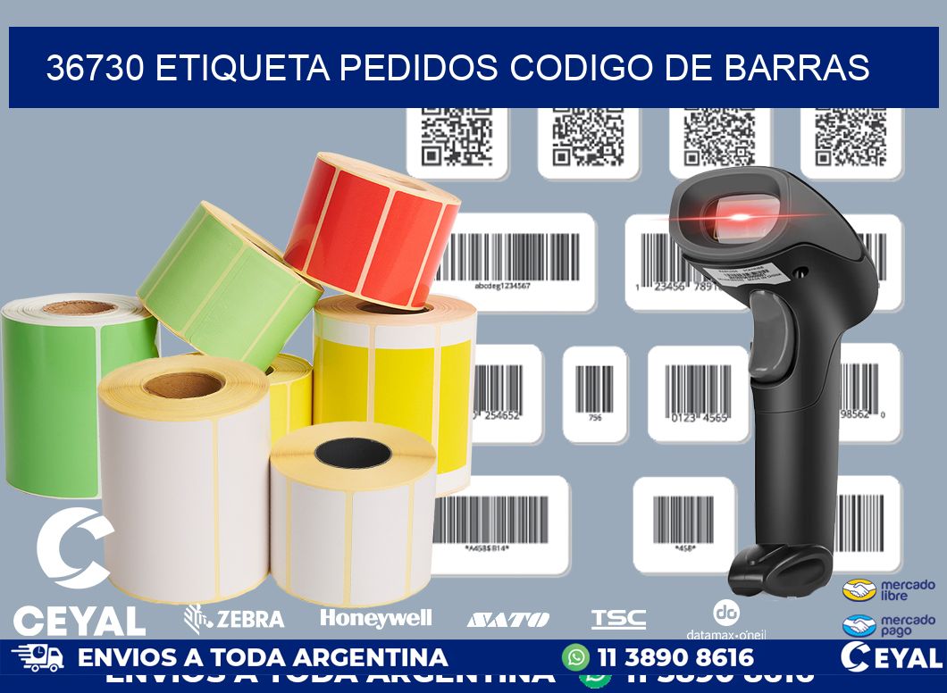 36730 etiqueta pedidos codigo de barras