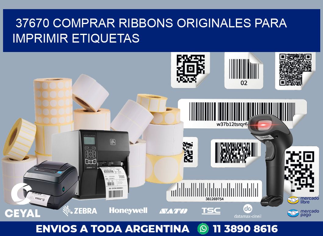 37670 COMPRAR RIBBONS ORIGINALES PARA IMPRIMIR ETIQUETAS