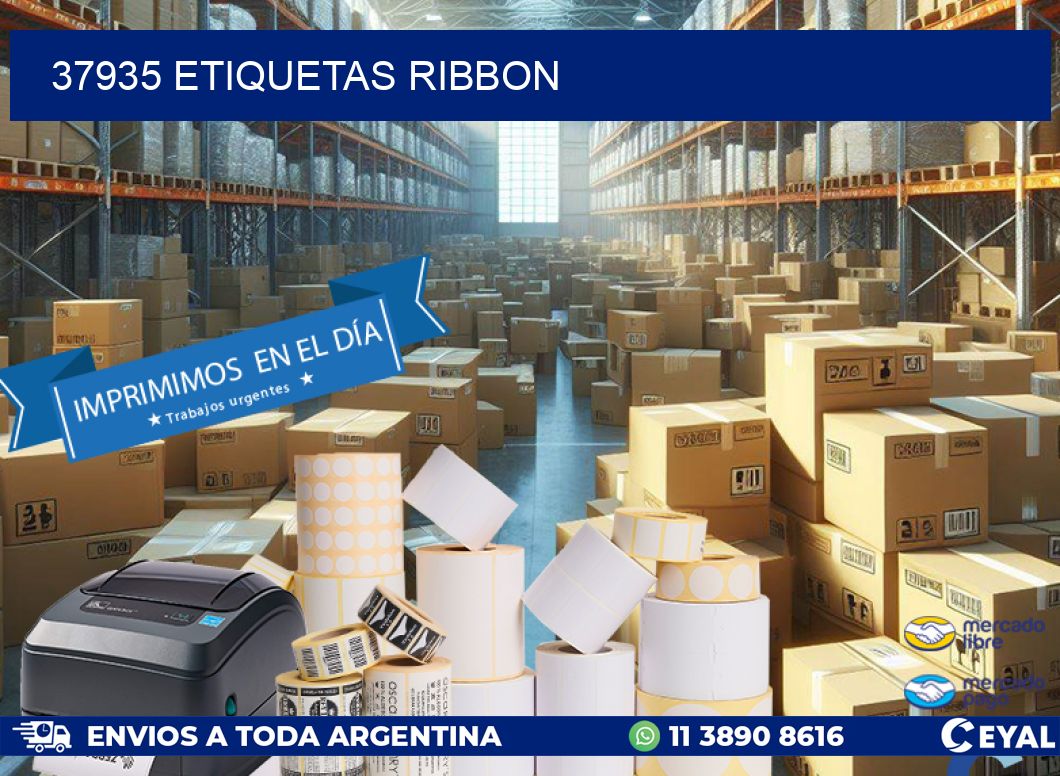 37935 ETIQUETAS RIBBON