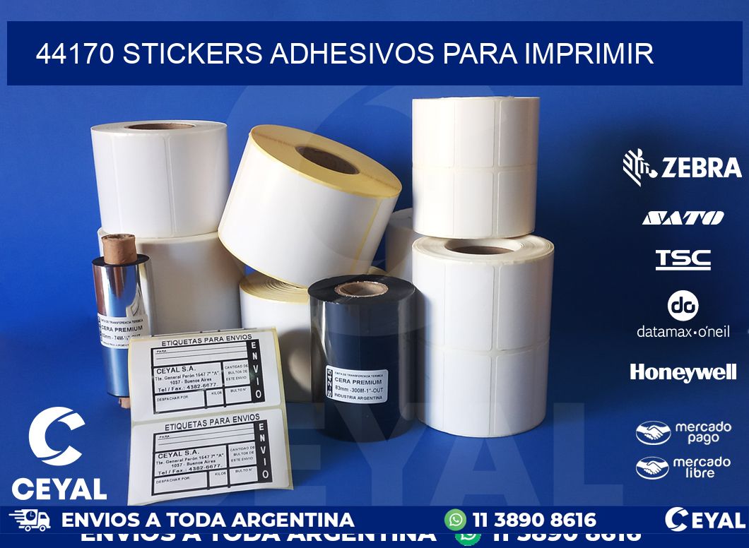 44170 stickers adhesivos para imprimir