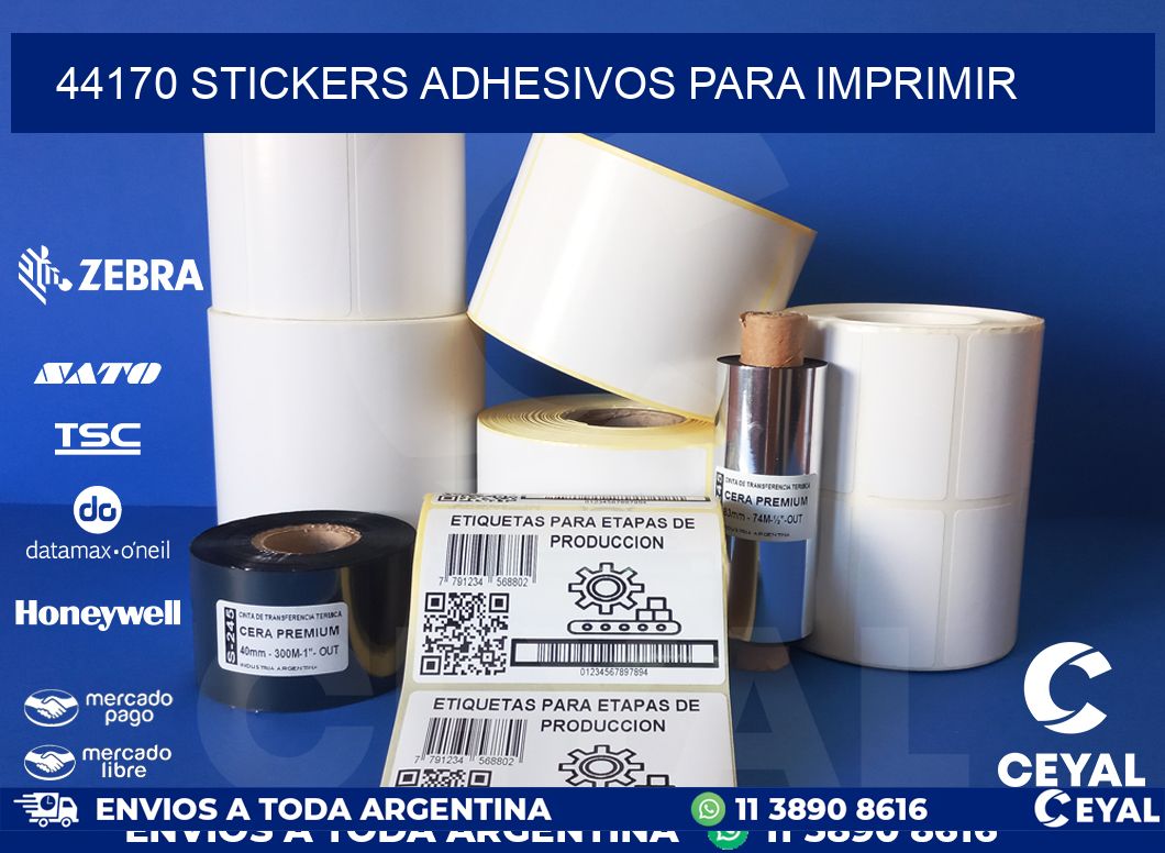 44170 stickers adhesivos para imprimir