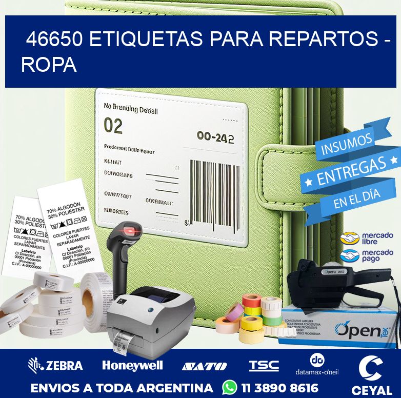 46650 ETIQUETAS PARA REPARTOS – ROPA
