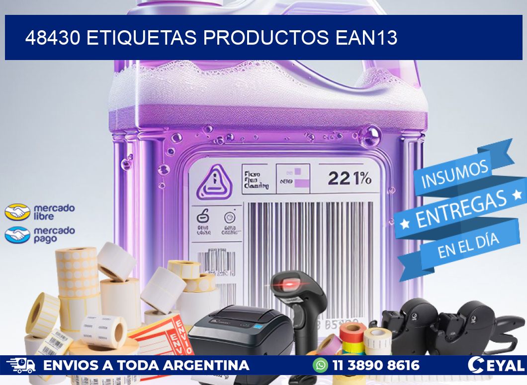 48430 Etiquetas productos ean13