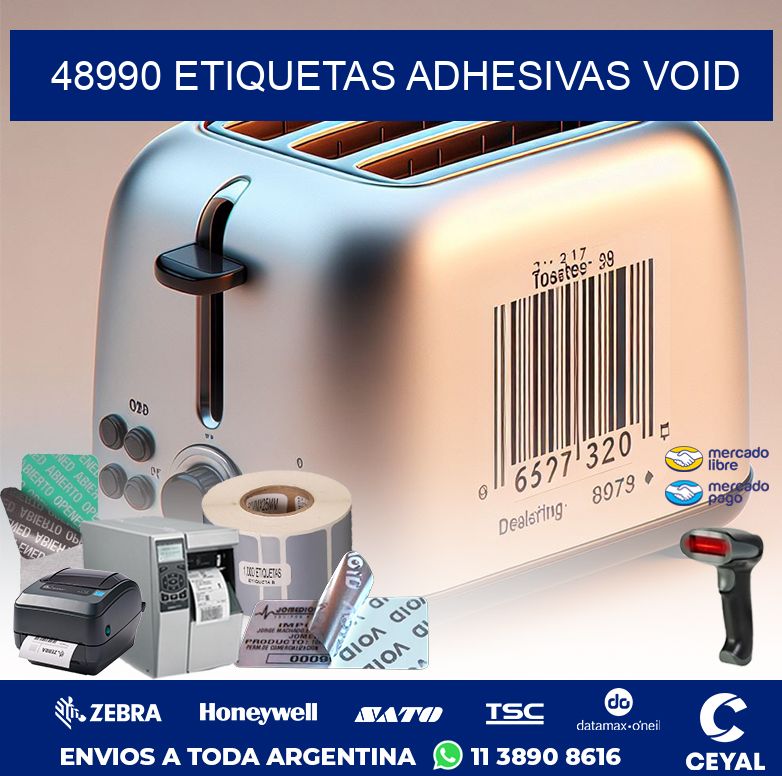 48990 ETIQUETAS ADHESIVAS VOID