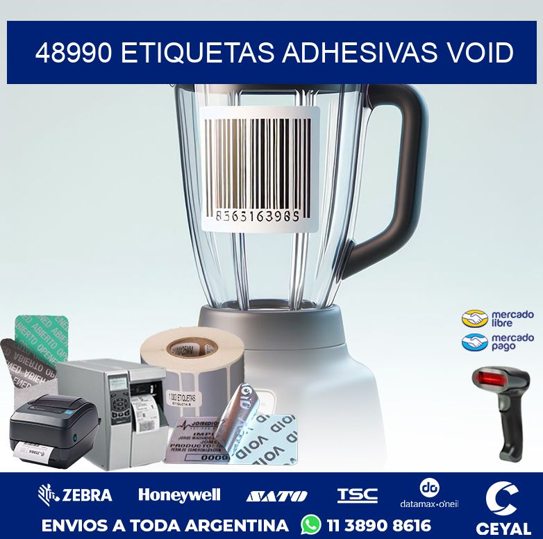 48990 ETIQUETAS ADHESIVAS VOID