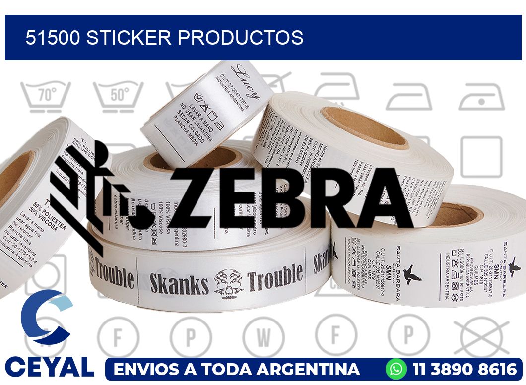 51500 STICKER PRODUCTOS