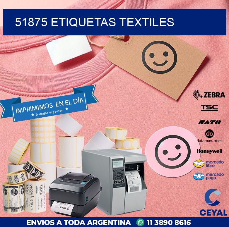 51875 ETIQUETAS TEXTILES
