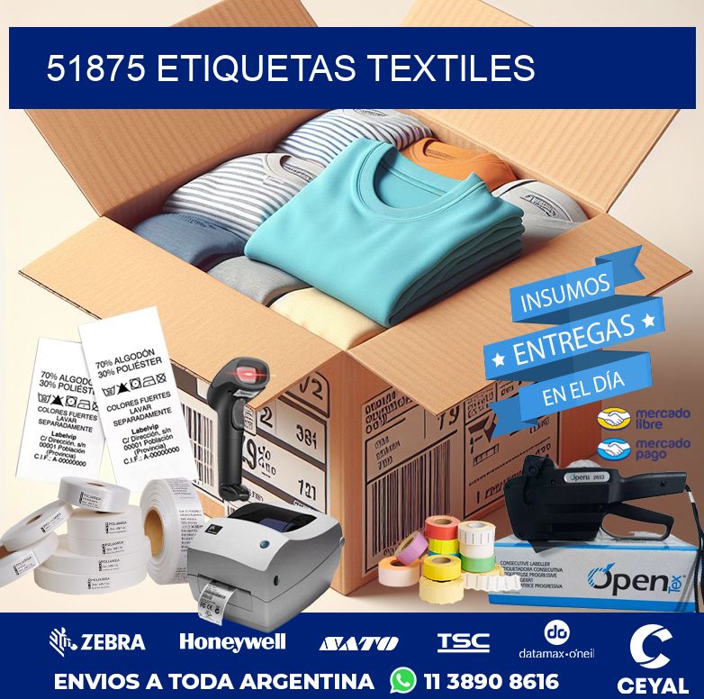 51875 ETIQUETAS TEXTILES