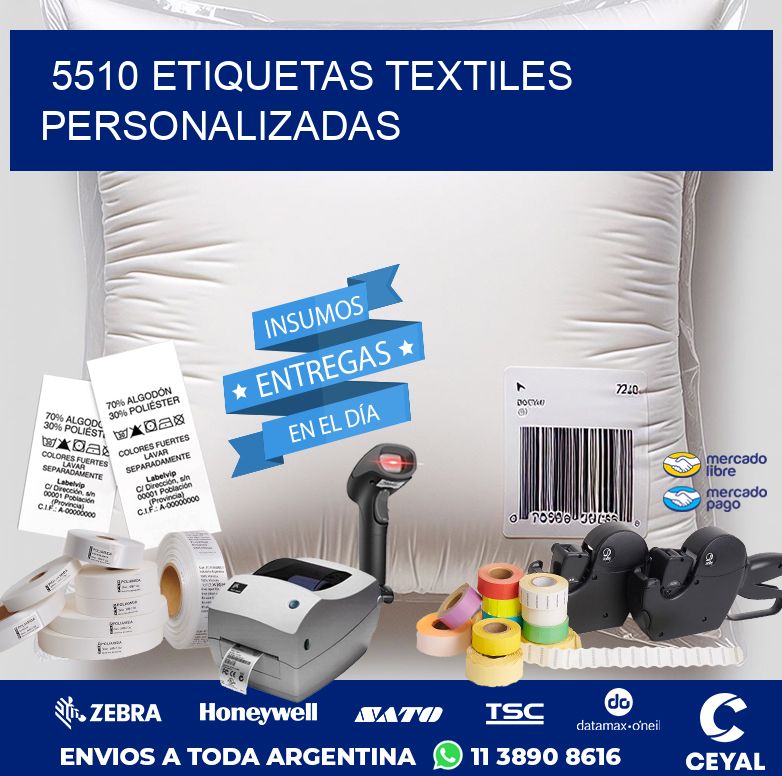 5510 ETIQUETAS TEXTILES PERSONALIZADAS