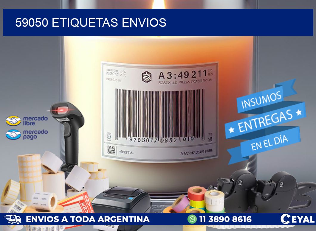 59050 Etiquetas envios