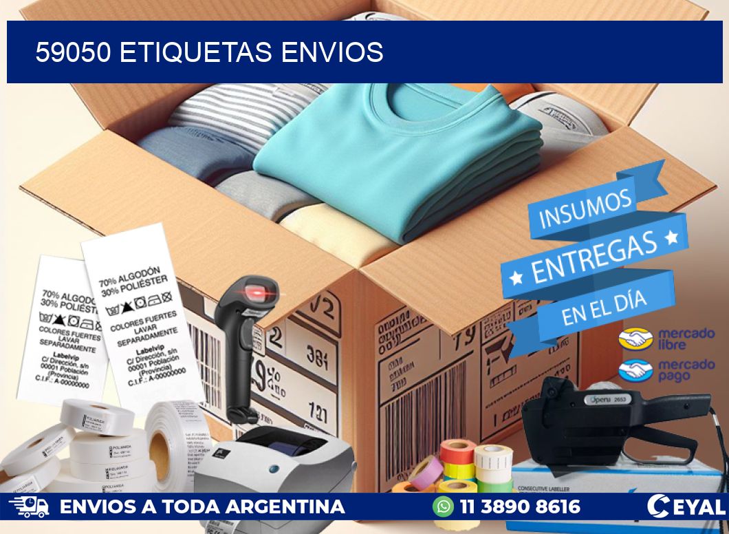 59050 Etiquetas envios
