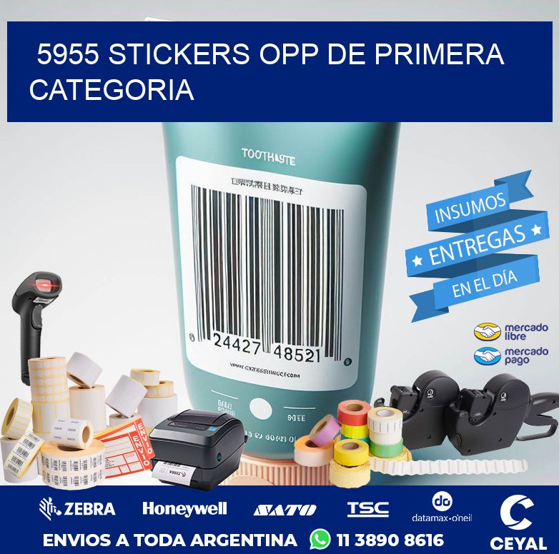 5955 STICKERS OPP DE PRIMERA CATEGORIA