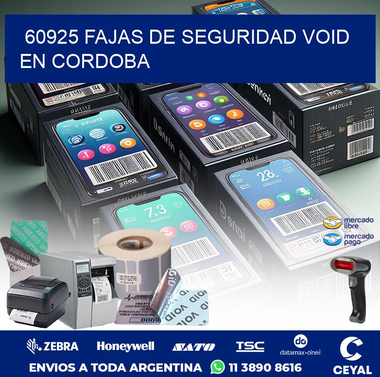 60925 FAJAS DE SEGURIDAD VOID EN CORDOBA
