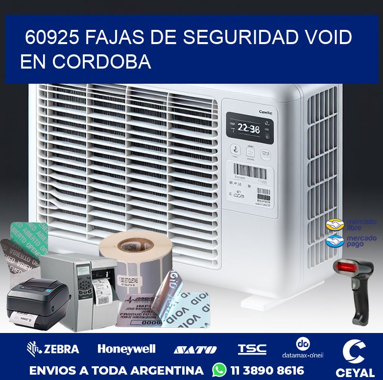 60925 FAJAS DE SEGURIDAD VOID EN CORDOBA