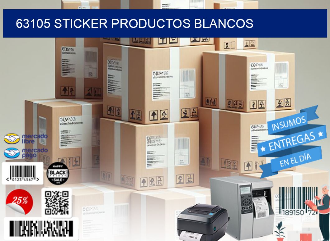 63105 STICKER PRODUCTOS BLANCOS