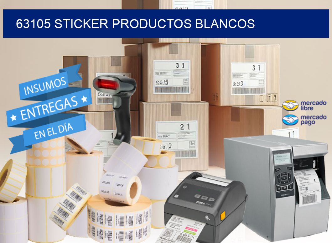 63105 STICKER PRODUCTOS BLANCOS