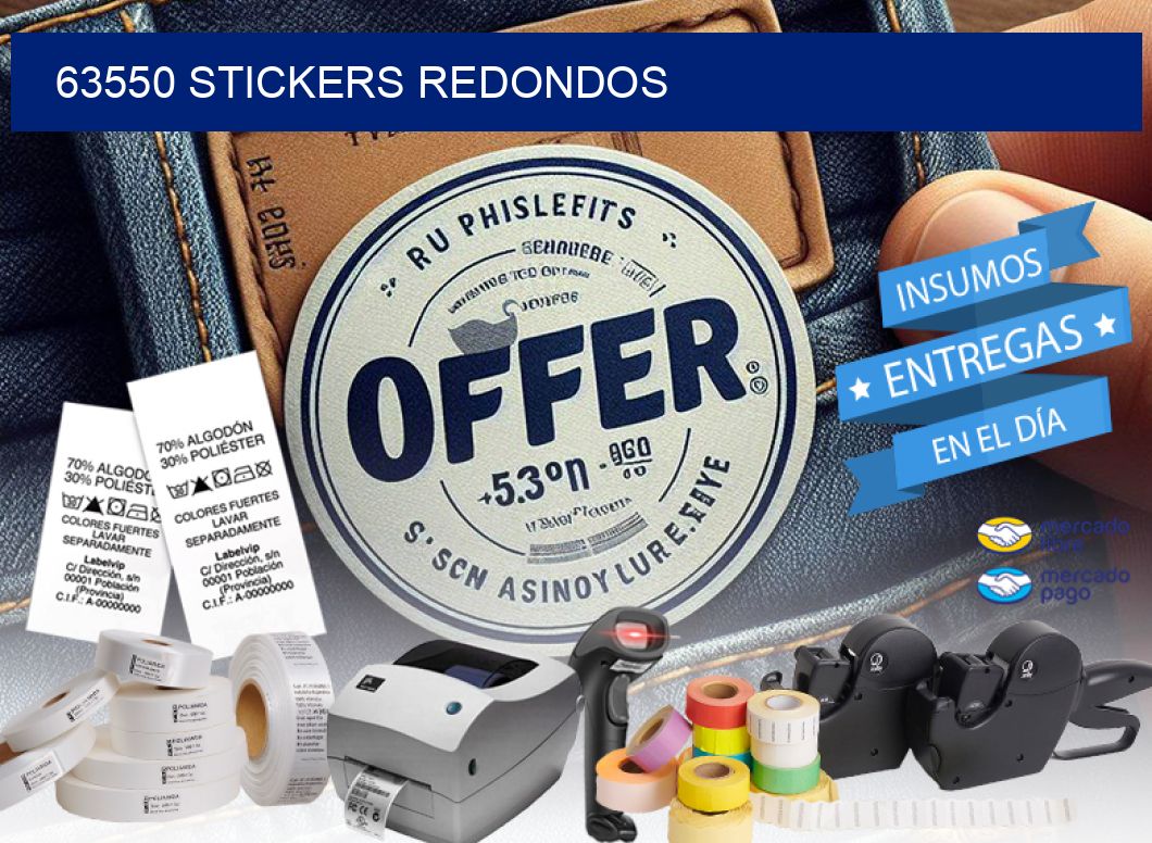63550 STICKERS REDONDOS
