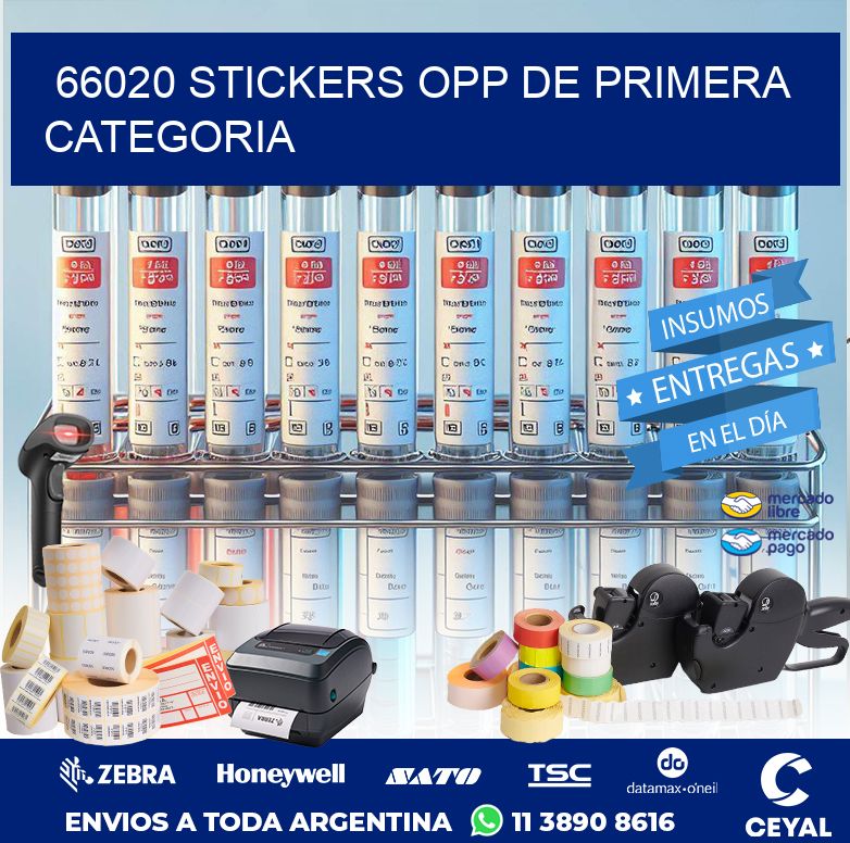 66020 STICKERS OPP DE PRIMERA CATEGORIA