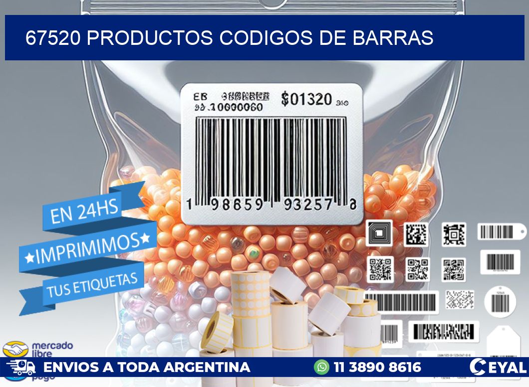 67520 productos codigos de barras