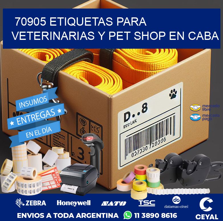 70905 ETIQUETAS PARA VETERINARIAS Y PET SHOP EN CABA