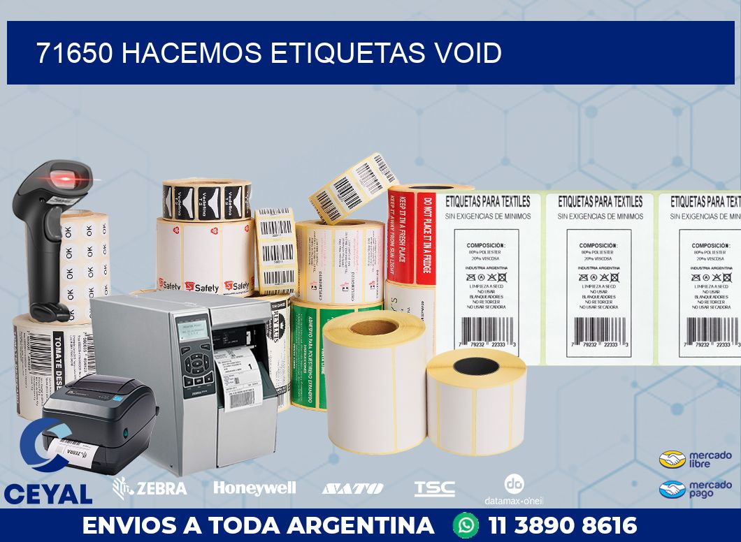 71650 HACEMOS ETIQUETAS VOID