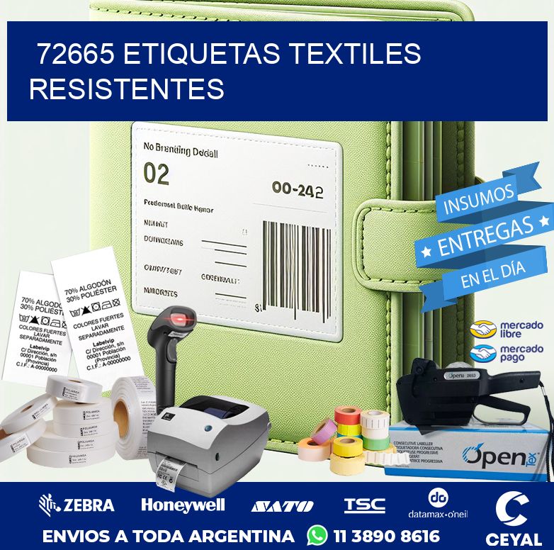 72665 ETIQUETAS TEXTILES RESISTENTES
