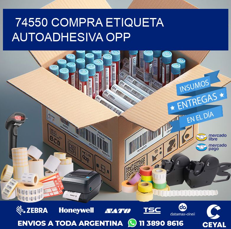 74550 COMPRA ETIQUETA AUTOADHESIVA OPP