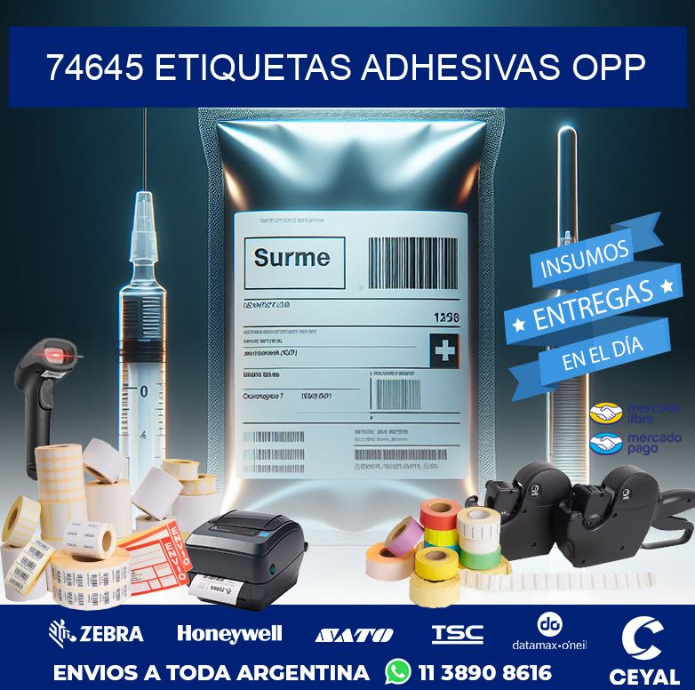 74645 ETIQUETAS ADHESIVAS OPP