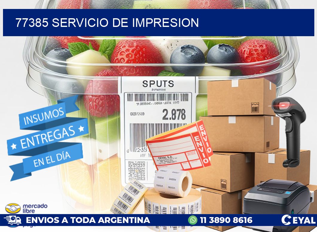 77385 SERVICIO DE IMPRESION