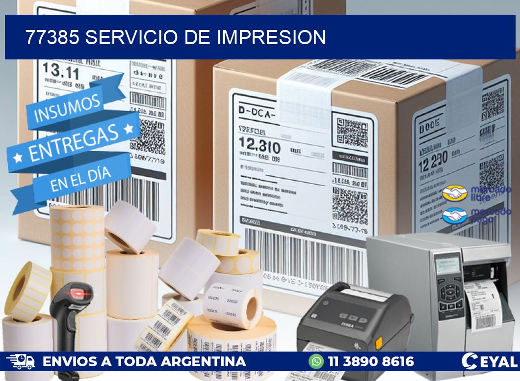 77385 SERVICIO DE IMPRESION