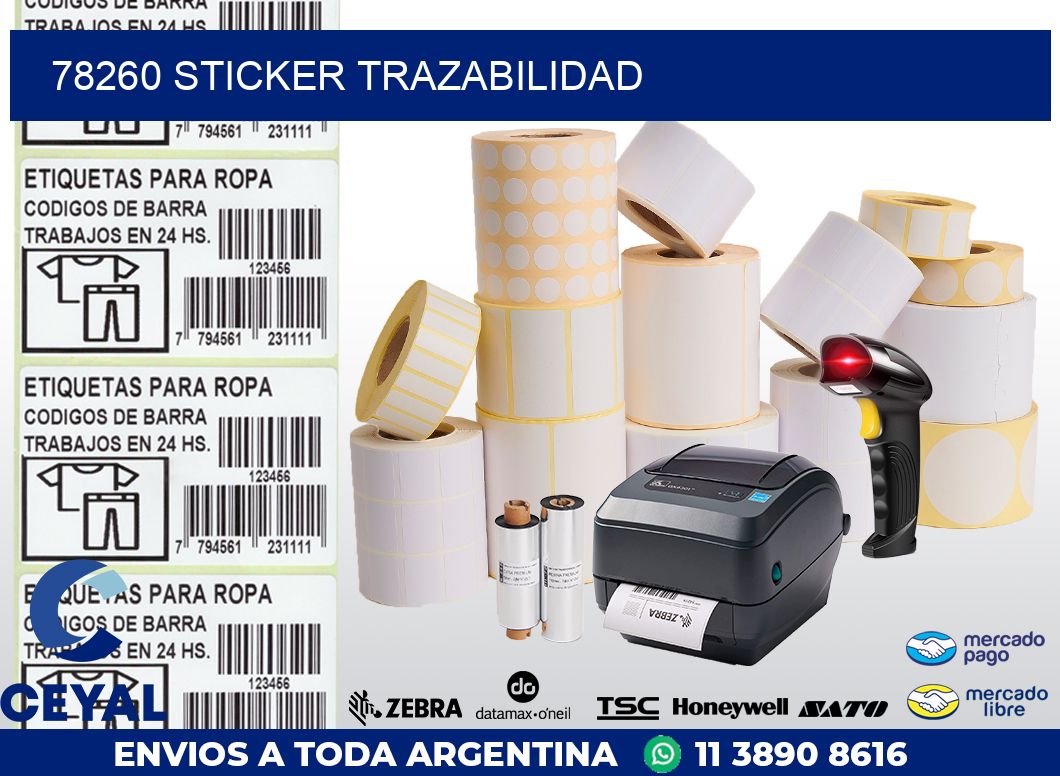 78260 STICKER TRAZABILIDAD