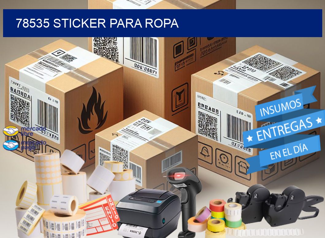 78535 STICKER PARA ROPA