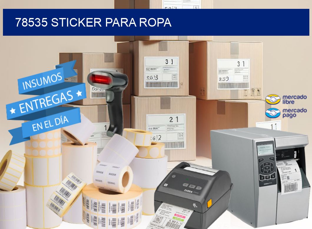 78535 STICKER PARA ROPA