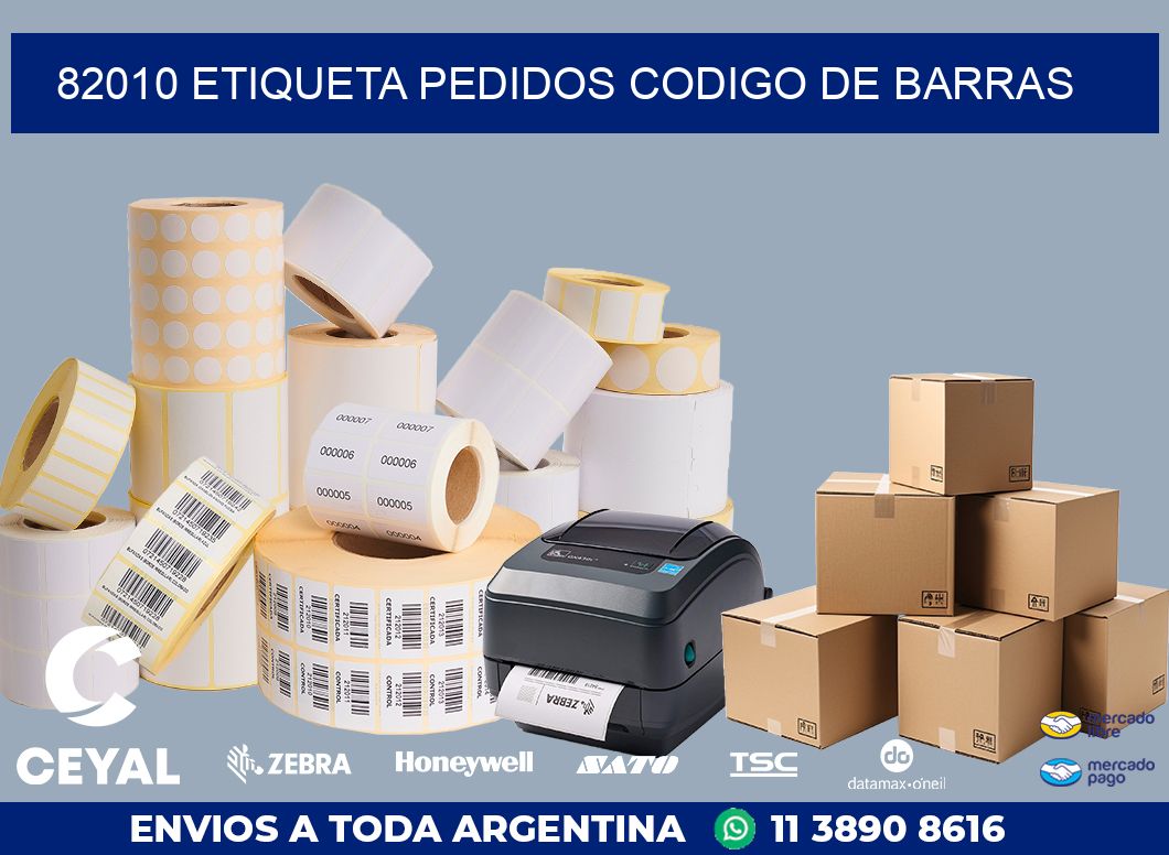 82010 etiqueta pedidos codigo de barras