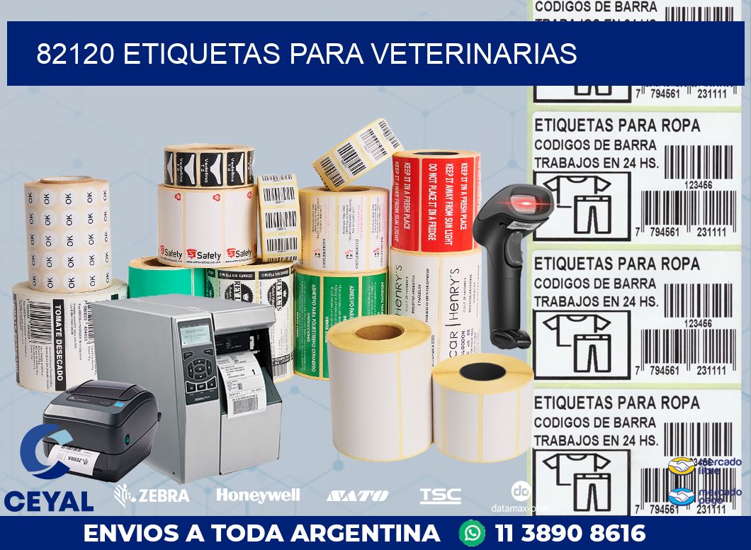 82120 ETIQUETAS PARA VETERINARIAS