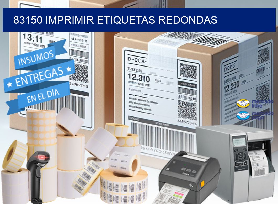 83150 IMPRIMIR ETIQUETAS REDONDAS