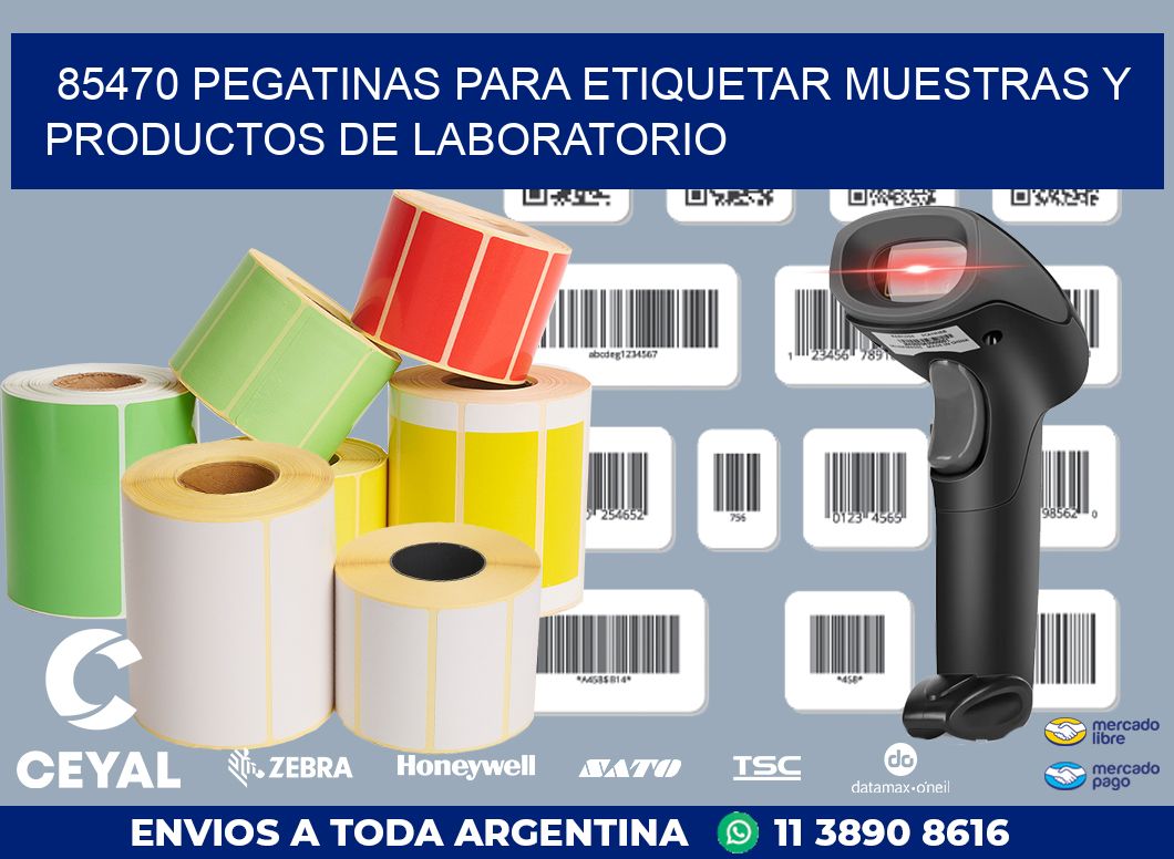 85470 PEGATINAS PARA ETIQUETAR MUESTRAS Y PRODUCTOS DE LABORATORIO