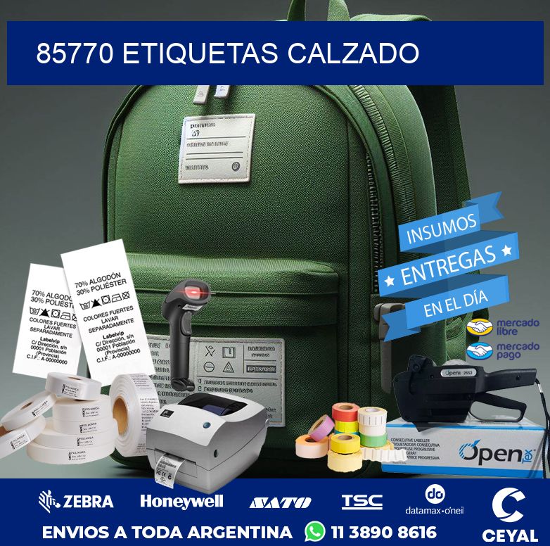 85770 ETIQUETAS CALZADO