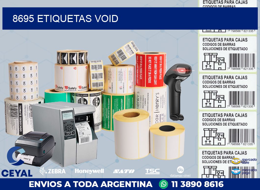 8695 ETIQUETAS VOID