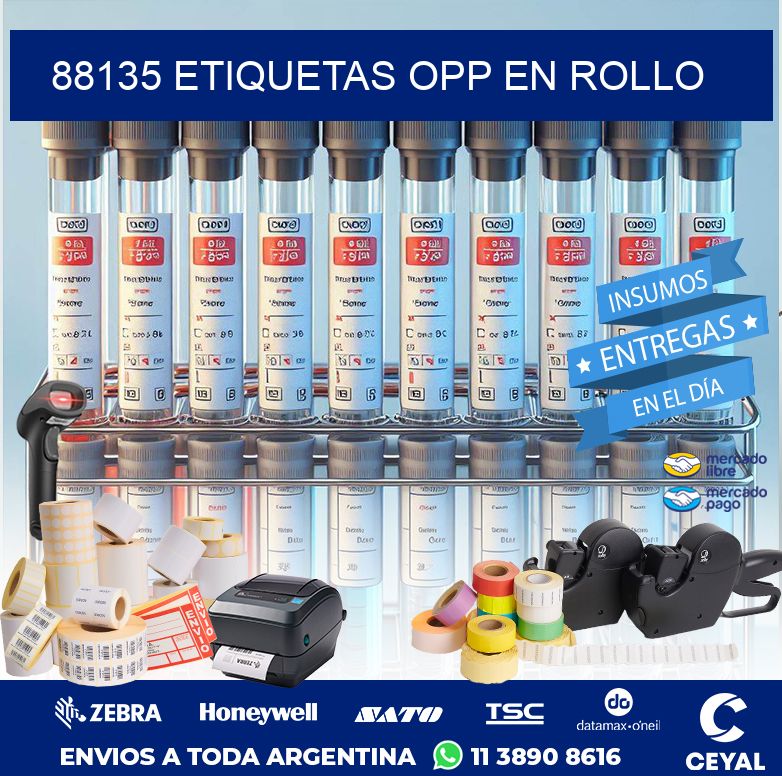 88135 ETIQUETAS OPP EN ROLLO