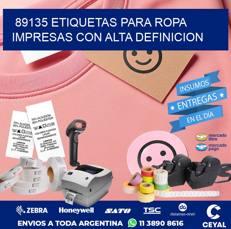 89135 ETIQUETAS PARA ROPA IMPRESAS CON ALTA DEFINICION
